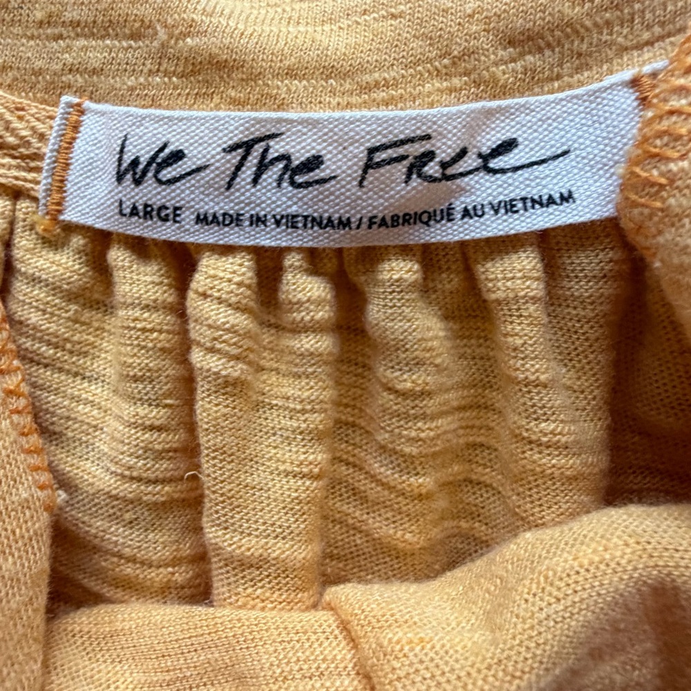We The Free Good For You Tank Top in Poppy Gold - Picture 9 of 9